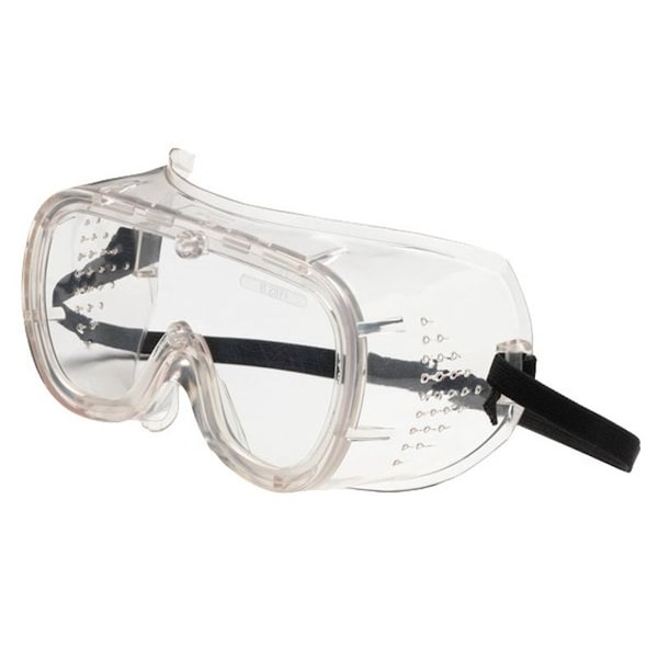 Msa Safety SAFETY WORKS Economical Safety Goggles, Impact Lens, Vinyl Lens, Vinyl Frame, Clear Frame 817697 - main