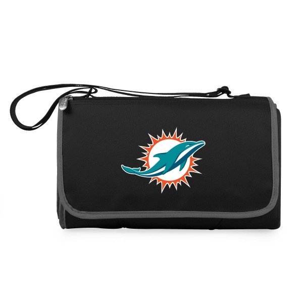 Picnic Time Family Of Brands NFL Miami Dolphins - Blanket Tote Outdoor Picnic Blanket 820-00-175-174-2 - main