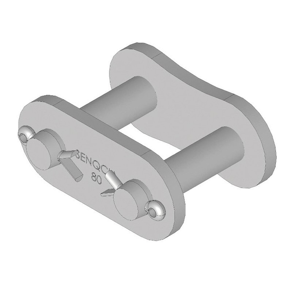 Senqcia Inspire Series SBR Single Strand Cottd Connecting Link, 80PCP chain, 1P, 1.4 OAW, .312 Pin 80PCP2CL - main