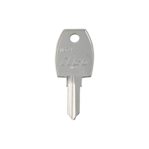 Kaba Ilco KEY BLANK NP ILCO KEY BLANK NICKEL PLATED 1674 - main