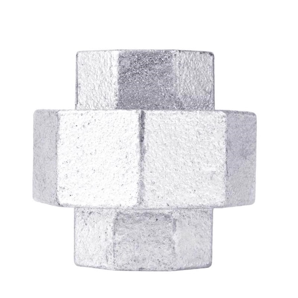 B & K STZ Industries 1-1/2 in. FIP each X 1-1/2 in. D FIP Galvanized Malleable Iron Union 311UU-112 - main