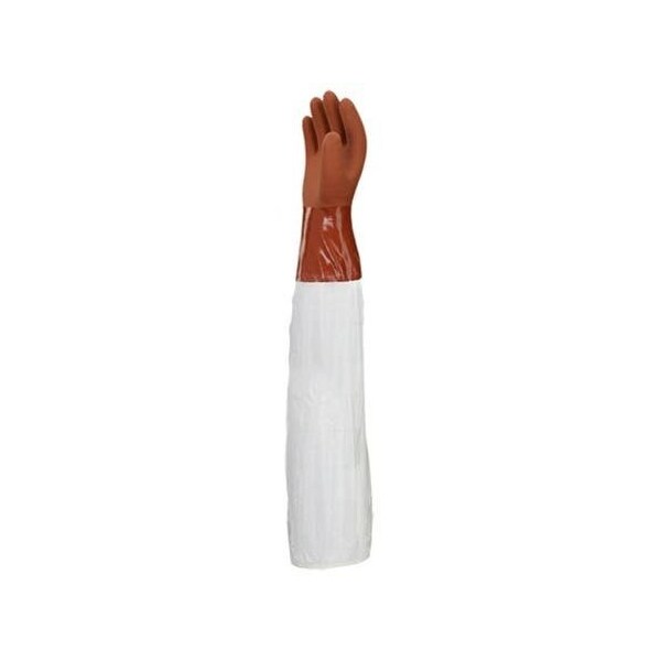 Showa 640 Rough Finish PVC Gloves w Sleeves, PR 640-08 - main
