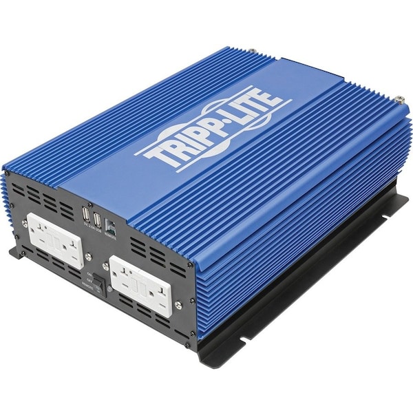 Eaton Tripp Lite Series 2000W Heavy-Duty Industrial-Strength Mobile Power Inverter with 4 AC/2 USB - PINV2000HS - main