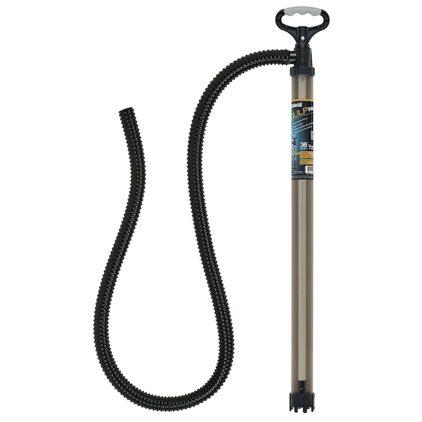 Underhill BIG GULP PRO Water Removal Suction Pump. Heavy Duty. 36'' Pump. 72'' Discharge Tubing w/ Mudguard A-G3672-CK - main