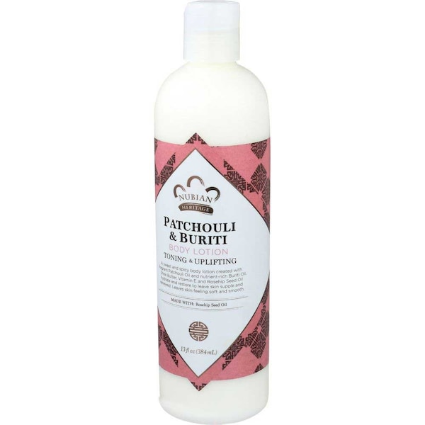 Nubian Heritage Patchouli and Buriti Body Lotion, 13 Fluid Ounce 12221 - main