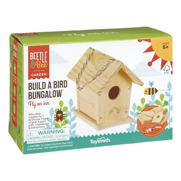 Toysmith Beetle & Bee Building Kit Brown 7 pc Set 29535 - main