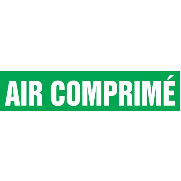 Accuform FRENCH PIPE MARKER AIR COMPRIM CRPK226STB - main