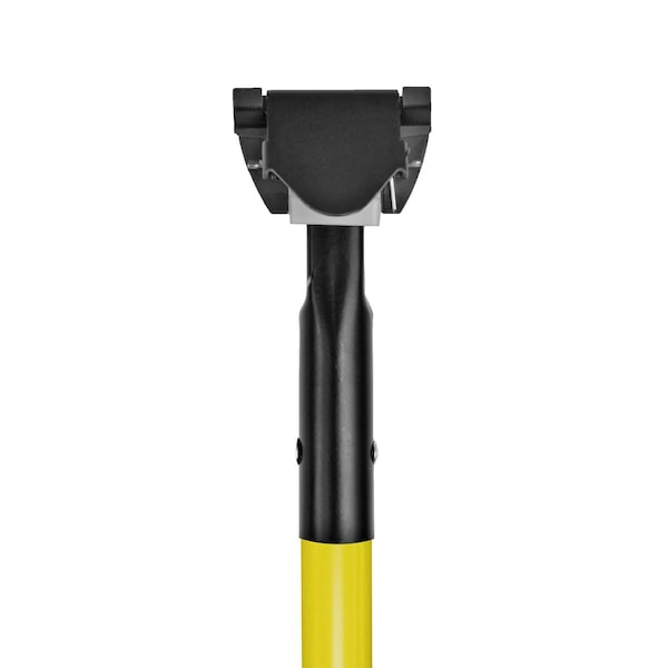 Chief Clean Clip on dust mop handle on 60" yellow fiberglass handle, 3PK HANDPCFBGY/3 - main
