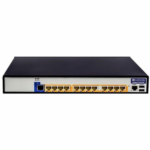 Audiocodes Mediant 800C VoIP Gateway - 4 x FXS - Ethernet - ISDN - 1U High - Rack-mountable, Desktop M800C-2ET4O-ZPLS - main