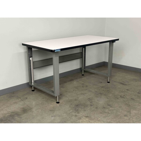 Stackbin Bolted Workbenches, 48"W, Adj. H, 1000lb P4830-T-4000-E-BL - main