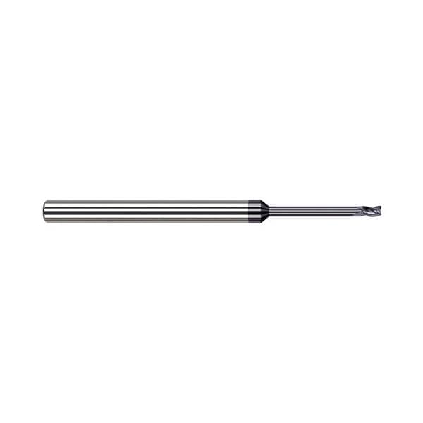 Harvey Tool Miniature End Mill-4 Flute-Square, 789125-C3, AlTiN, .025" Cutter Diameter, .037" Length of Cut 789125-C3 - main