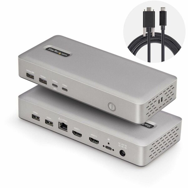 Startech.Com USB4 DOCKING STATION, USB-C 40GBPS, DUAL VIDEO HDMI, UP TO 2X 4K 60HZ 4:4:4 (RGB 155NA-USB4-DOCK - main