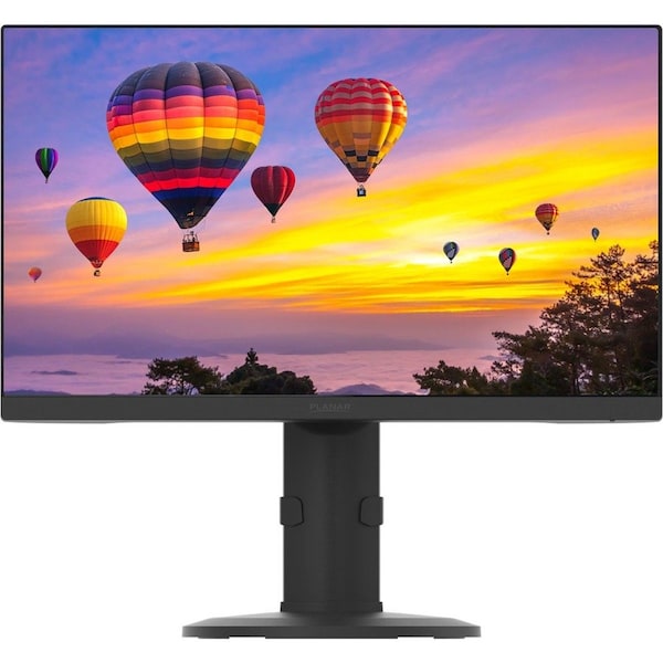 Planar PZN2410 24in monitor, black FHD IPS LED LCD, narrow bezel, VGA, HDMI, DP, speakers, USB Hub, 998-1443-00 - main