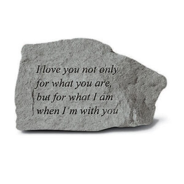 Kay Berry I Love You Not Only For What You Are - Garden Accent - 5.5 ines x 3.25 ines 75320 - main