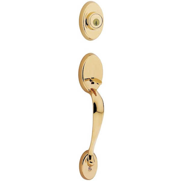 Kwikset Chelsea Single Cylinder Exterior Handleset SmartKey with 6AL Latch and STRKP Strike Pack which 800CELIP-L03S.STRKP - main