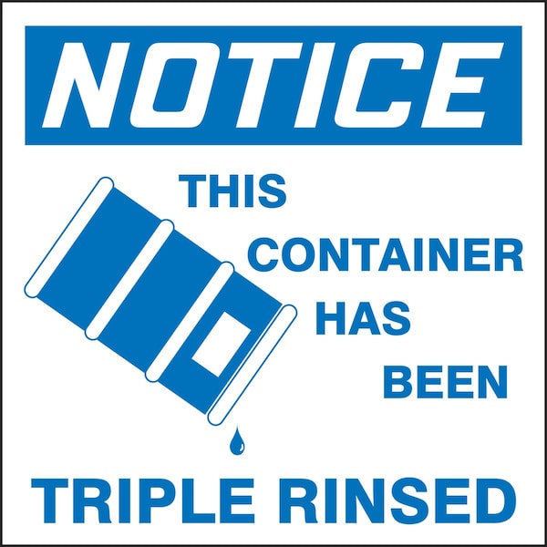 Accuform OSHA NOTICE DRUM CONTAINER LABELS MHZW812PSC - main