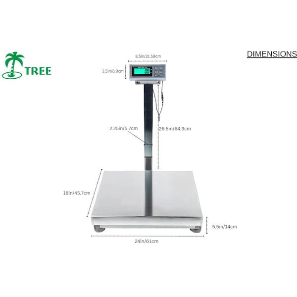 Bubblefast Bench & Drum Scales - 500lb x 0.1lb LBS 500 - main