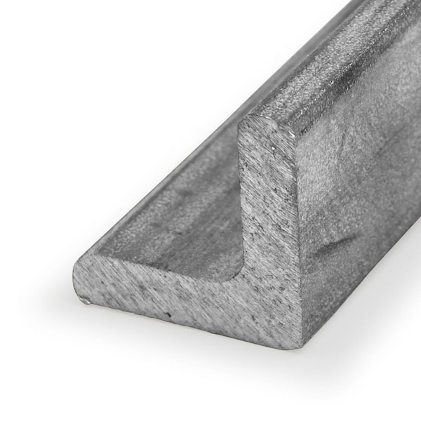 Usa Industrials 304 Stainless Angle, 1-1/4in Outside Height x 1-1/4in Outside Width x 3/16in Wall x 1-1/16in 90ANG-304-1.25X0.187-96 - main