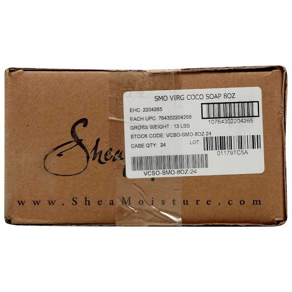 Sheamoisture Shea Moisture 100 Percent Virgin Coconut Oil Bar Soap, 8 Ounce VCSOSMO - main