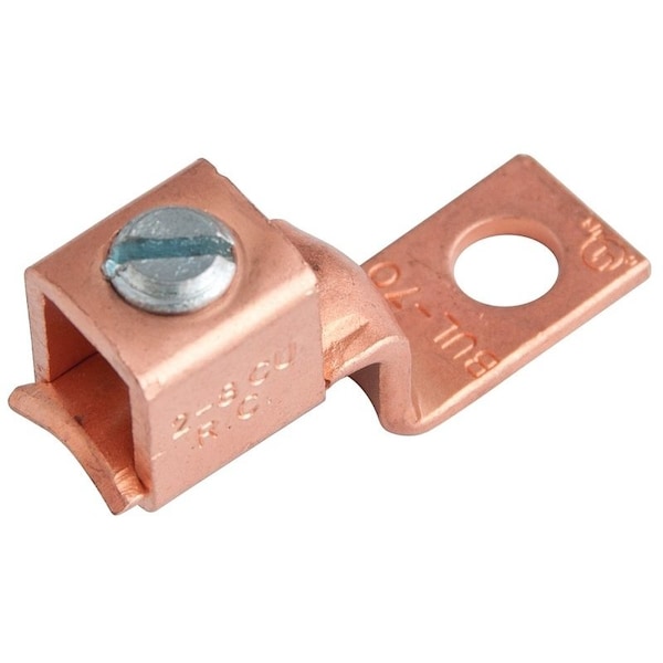 Gardner Bender GSLU35 Mechanical Lug, 600 V, 14 to 10 AWG Wire, 38 in Stud, Copper Contact GSLU-35N/GSLU-35 - main