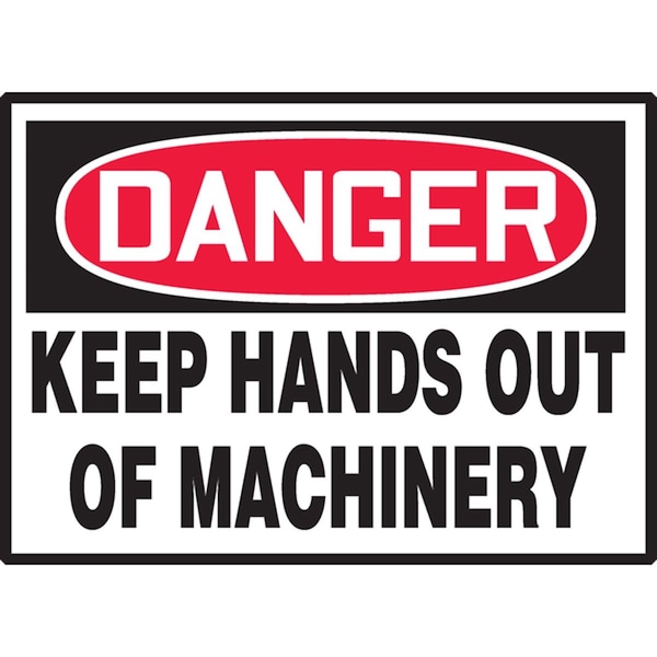 Accuform OSHA DANGER SAFETY LABEL KEEP LEQM012XVE - main
