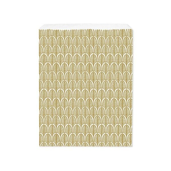 Nashville Wraps Nouveau Gold Paper Merchandise Bags, 12x15, 100PK MB3NGM - main