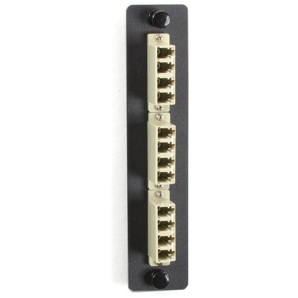 Black Box Fiber Adapter Panel, Lc Bronze, 6, Duple JPM455B-R2 - main