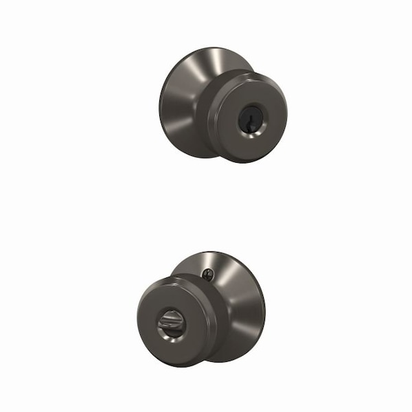 Schlage Residential Schlage Custom Bowery Knob with Kinsler Rose Keyed Entry Lock C Keyway with 16211 Latch and and F51ABWE530KIN - main