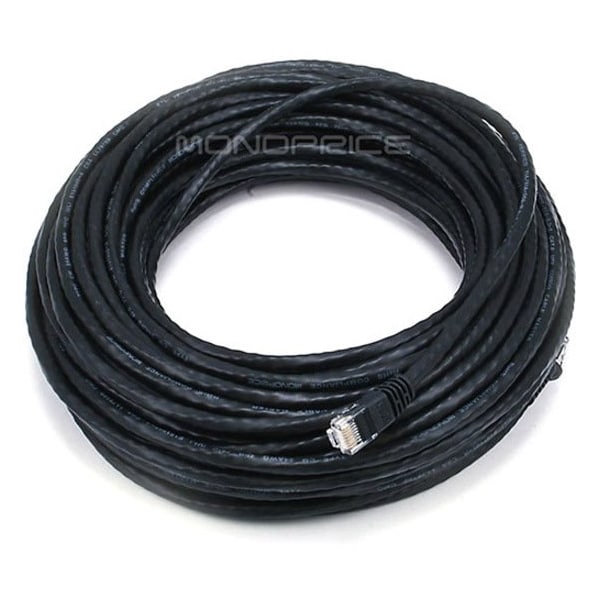 Monoprice Ethernet Cable, Cat 5e, Black, 75 ft. 5001 - main