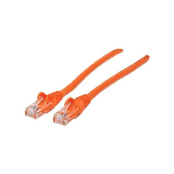 Intellinet Network Solutions 50 Ft Orange Cat6 Snagless Patch Cable 342308 - main
