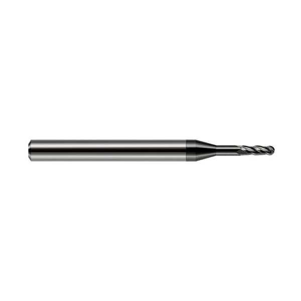 Harvey Tool 0.0780in (5/64) Cutter DIA x 0.2340in (15/64) L of Cut x 0.5000in (1/2) Reach Carbide Ball End 76878-C4 - main