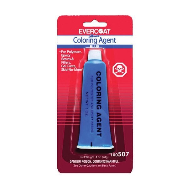 Evercoat Color Agent, 1 oz Tube, Dark Blue, Liquid 100507 - main