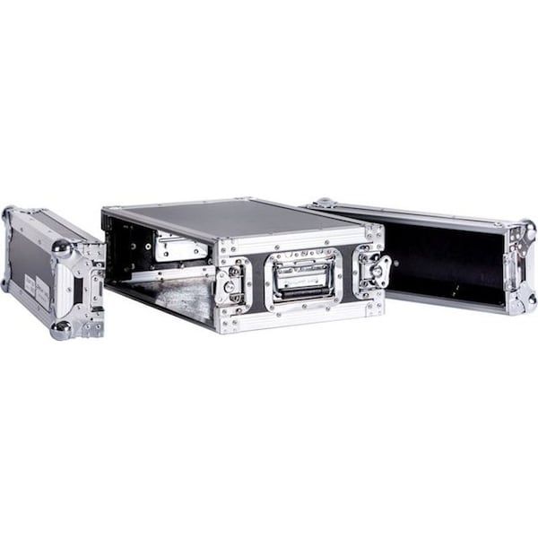 Deejay Led Fly Drive Case 3u Space Effect Case - 14-in Body Depth w/Pull-out Handle & Wheels TBH3UED - main