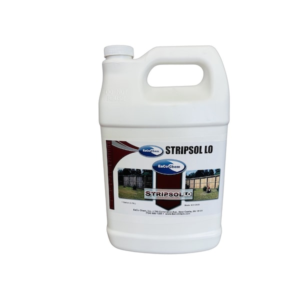 Eaco Chem Stripsol Lo 1 Gallon - Non-Hazardous Stripping Agent. Solvent-Based Sealer, Stain and Paint Strippe SsL1g - main
