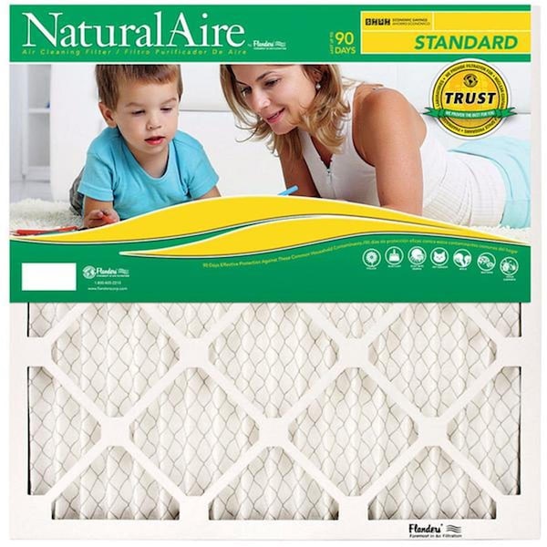 Aaf Flanders 12x36x1 Pleated Air Filter, MERV 8, 12 PK FL8122 - main