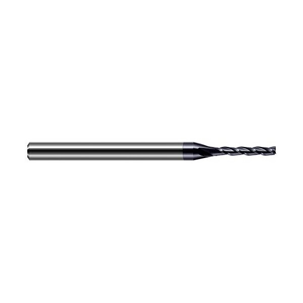 Harvey Tool 0.0280in (.7 mm) Cutter DIA x 0.1400in (9/64) L of Cut Carbide Square End Mill, 4 Flutes 834128-C3 - main