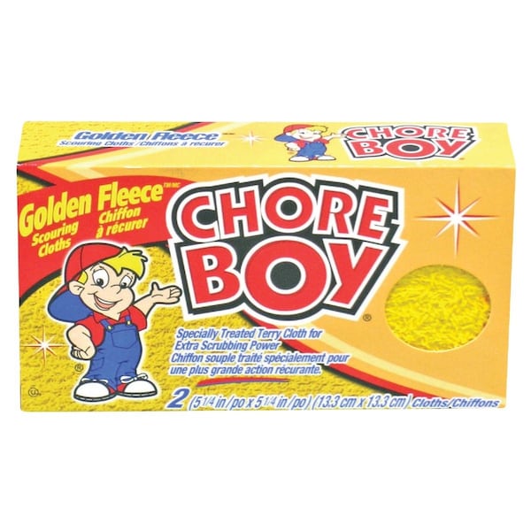 Chore Boy Golden Fleece Non-Metallic Cloth Sponges & Woven Scrubbers, 2PK 86259618941 - main