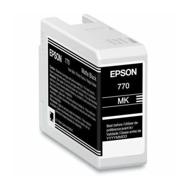 Epson UltrachromePRO10 MBlk 25ML IC T770820 - main