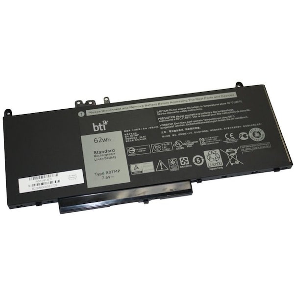 Battery Technology REPLACEMENT BTI BATTERY FOR DELL LATITUDE E5450, E5550, R0TMP, FDX0T, WTG3T, 7.6 R0TMP-BTI - main