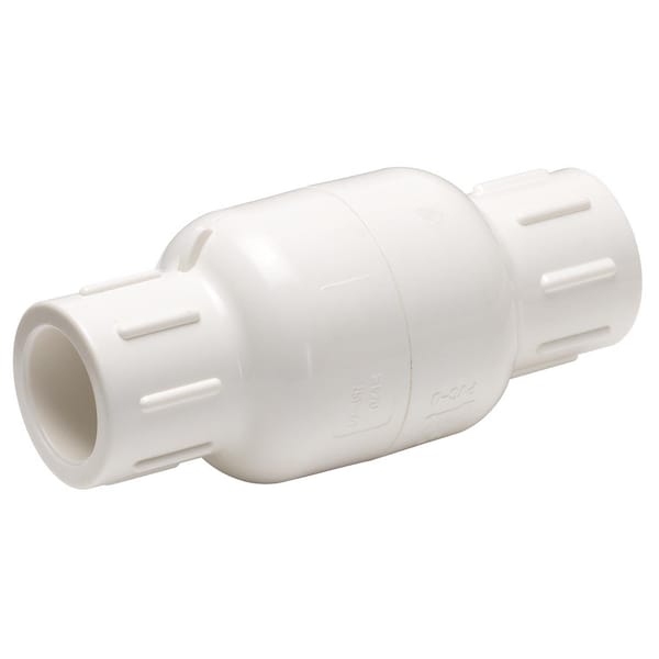 Homewerks Homewerks 1-1/4 in. D X 1-1/4 in. D Solvent PVC Spring Loaded Check Valve VCKP40E6B - main