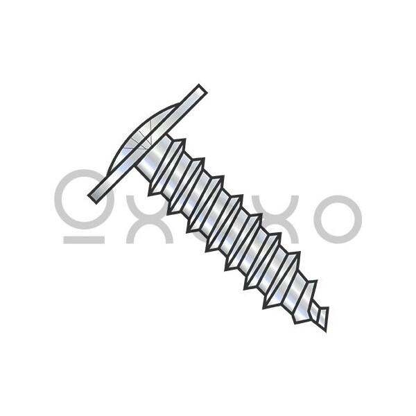Oxoxo 8-18X7/16 Phillips Modified Truss Self Tapping Screw Type AB Fully Threaded Zinc And Bake, 10000PK 629111 - main
