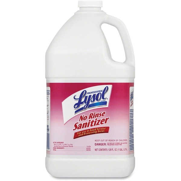 Lysol No Rinse Sanitizer, 128 fl oz (4 quart) Clear, 4 PK RAC74389CT - main