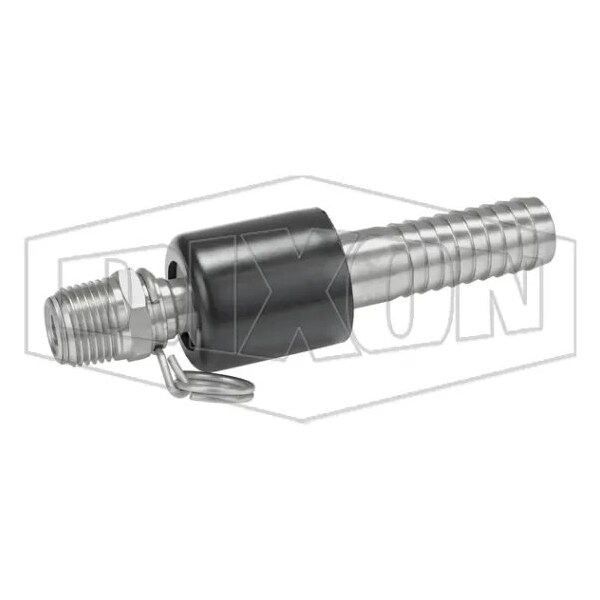 Dixon Ball Swivel Connector, 1/2 x 3/4 in Nominal, MNPT x Hose Shank, 300 SS, Domestic SSA64 - main