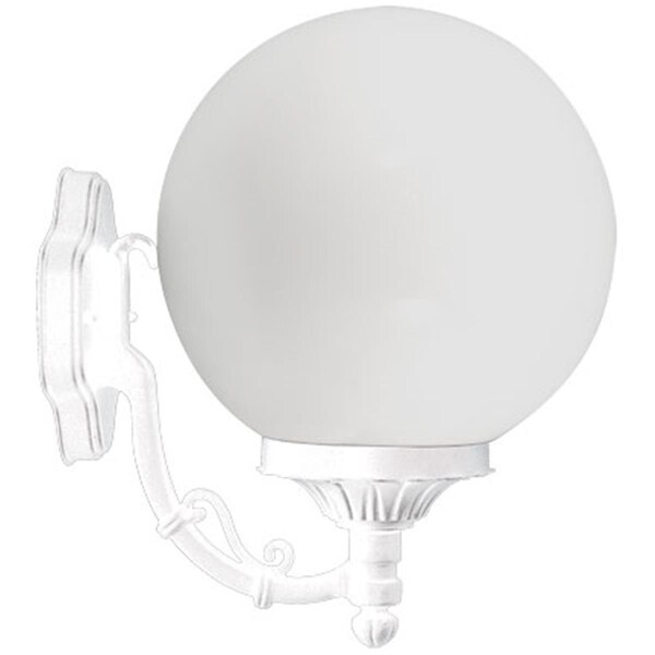 Intense Powder Coated Cast Aluminum Wall Light Fixture, White - 13.88 x 9.63 x 12.25 in. IN2945129 - main