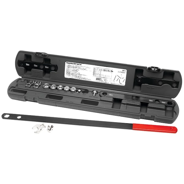 Performance Tool 16 pc. Serpentine Belt Tool, Idler Pulley Wrench, GM Fan Clutch W89716 - main