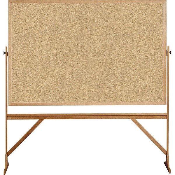 Ghent Reversible Bulletin Board 78-1/8x77-1/4" RKK46 - main
