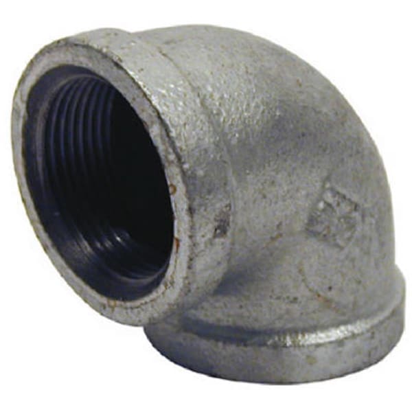 Pannext Fittings G-L9001 0.13 in. Galvanized 90 Degree Elbow 177672 - main