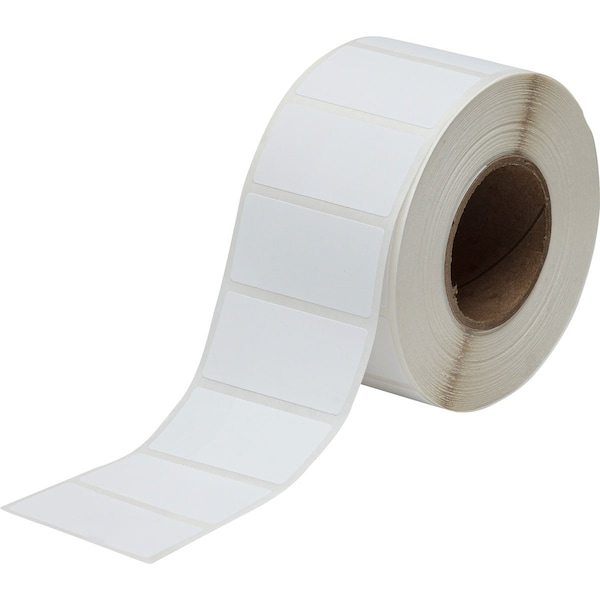 Brady BradyJet J2000 Paper Labels 1.25 in H x 2.75 in W White 850/RL J20-7-2550 - main