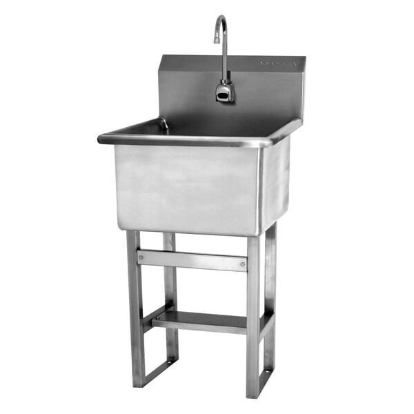 Sani-Lav Utility Sink, 27.5"x27"x45.5", SS U2424A-0.5 - main