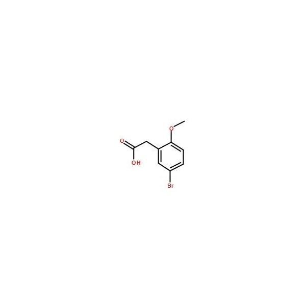 Ak Scientific 5-Bromo-2-methoxyphenylacetic acid (1g), CAS 7017-48-3 X2675-1g - main